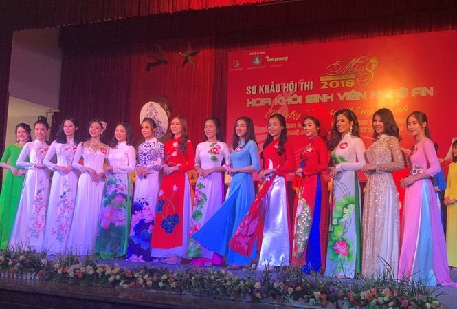 17 thí sinh lọt chung kết 'Hoa khôi Sinh viên' Nghệ An 2018 17 thí sinh lọt chung kết 'Hoa khôi Sinh viên' Nghệ An 2018