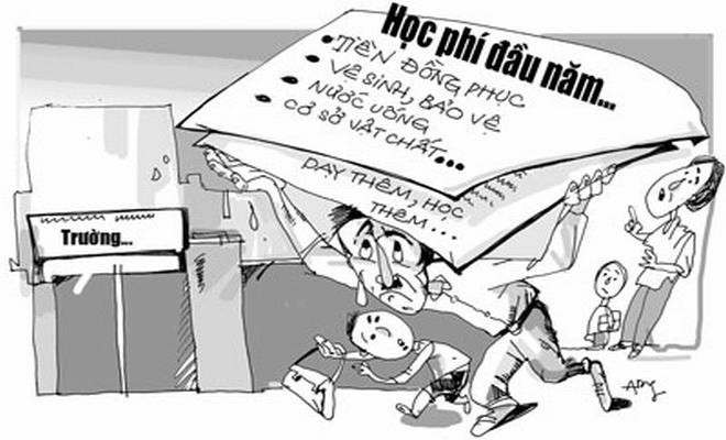 Hà Nội cấm các trường lạm thu đầu năm học mới Các khoản thu đầu năm luôn là nỗi lo của phụ huynh