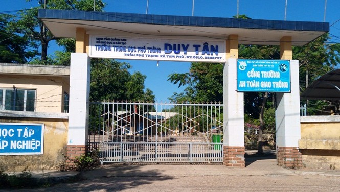 Khởi tố Phó hiệu trưởng tống tiền nữ giáo viên Trường THPT Duy Tân - Tam Kỳ, Quảng Nam.