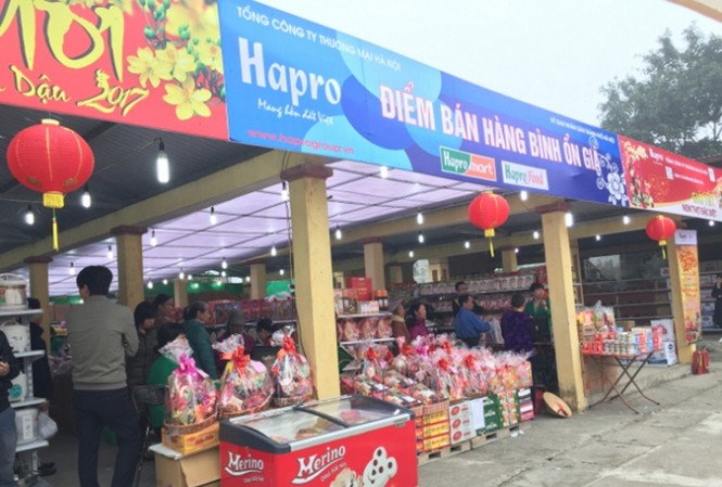 Hapro: 20 điểm bán hàng bình ổn giá phục vụ Tết Nguyên đán Hapro: 20 điểm bán hàng bình ổn giá phục vụ Tết Nguyên đán