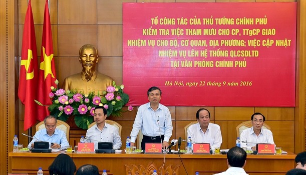 Họp nhiều do Bộ trưởng, Chủ tịch tỉnh 'đùn đẩy' việc Tổ công tác của Thủ tướng Chính phủ kiểm tra tại Văn phòng Chính phủ