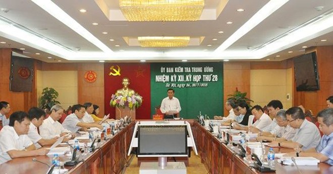 Nhiều lãnh đạo Thành ủy Trà Vinh vi phạm 'rất nghiêm trọng' Kỳ họp thứ 28 của UBKT T.Ư