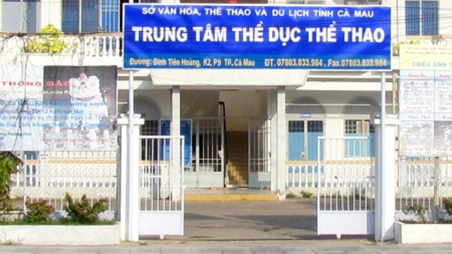 Khởi tố quản lý hồ bơi để nam sinh chết đuối Trung tâm TDTT Cà Mau- nơi có hồ bơi xảy ra vụ nam sinh chết đuối
