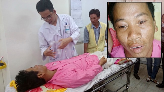 'Vợ tôi cố nhúc nhích, nhìn con rồi trút hơi thở cuối' Anh Nam khóc khi nhớ về vụ tai nạn kinh hoàng khiến vợ chết, con trọng thương, bản thân anh mất đi một phần chân phải - Ảnh: Thanh Huyền