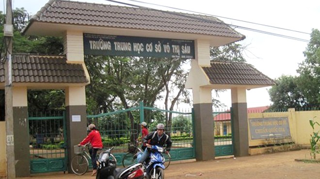 Nam sinh lớp 9 truy sát bạn cùng trường thiệt mạng Trường THCS Võ Thị Sáu đạt chuẩn Quốc gia
