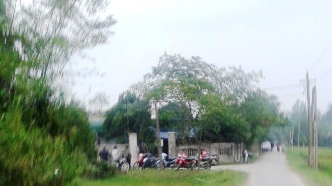 Nghi án con đánh chết bố vì chuyện chó cắn chết gà Ngôi nhà nơi xảy ra sự việc