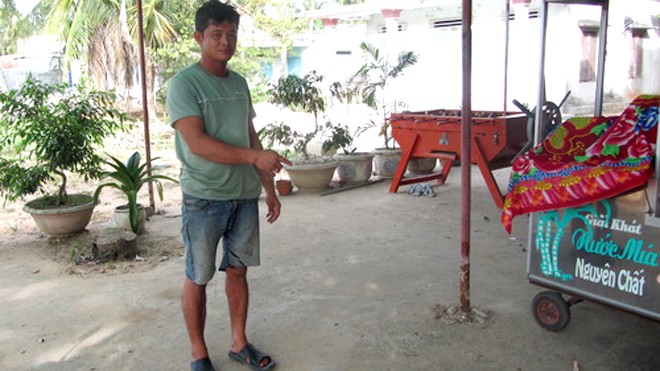 Thuê ôtô đi cướp thùng tiền đám cưới Địa điểm bọn cướp lấy đi thùng tiền cưới ngày 11/12. Ảnh: Hoàng Trường