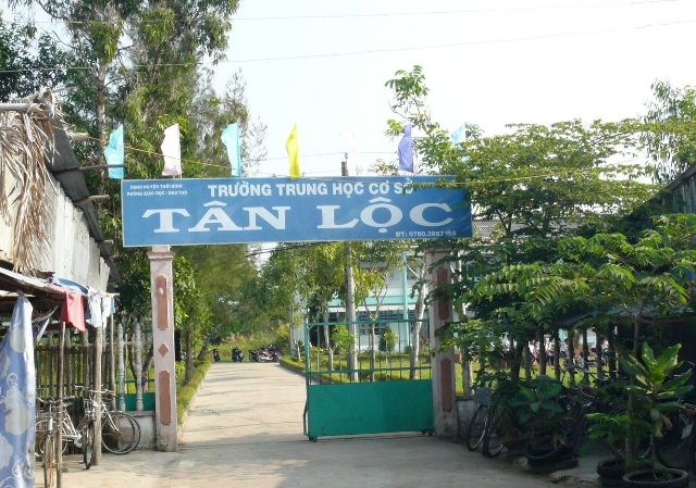 Đoạt mạng tình địch vì hai người cùng yêu nữ sinh Trường THCS Tân Lộc, nơi vừa xảy ra án mạng