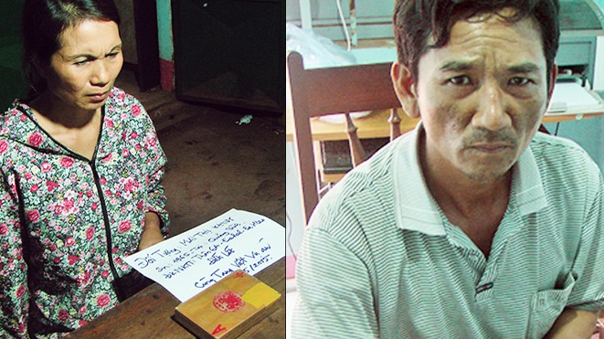 Cặp vợ chồng buôn bán ma túy lớn nhất Tây Nguyên sa lưới Đối tượng Mai Thị Khuya và chồng là Phạm Viết Châu cùng tang vật bị bắt giữ