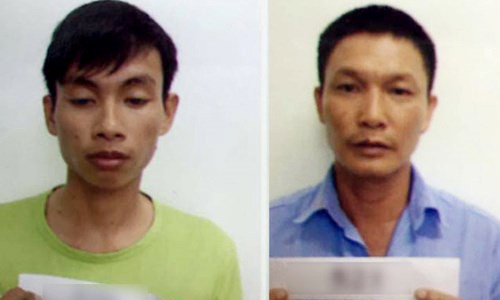 Mất mạng vì đăng ảnh đồng nghiệp ngủ gật lên Facebook Hai đối tượng Giáp Quang Duyệt, Hà Văn Hào