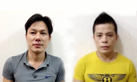 Dụ dân chơi vào khách sạn “vui vẻ” để cướp tài sản Hai đối tượng tại cơ quan công an