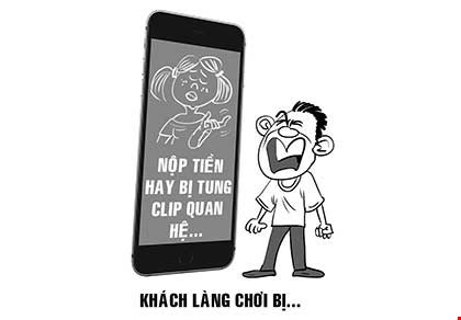 Khách làng chơi bị tiếp viên tống tiền Khách làng chơi bị tiếp viên tống tiền