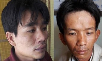 Hai thanh niên đâm nhiều nhát rồi bỏ mặc chủ nợ chết dưới sông 2 đối tượng bị bắt - Ảnh: Lê Huân