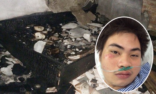 Kẻ ngáo đá ôm bình gas tự sát, 4 công an bị thương Nguyễn Thanh Phong và căn phòng của đối tượng