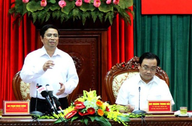 Hà Nội cắt giảm 55 phòng ban, 171 trưởng phó phòng Trưởng ban Tổ chức Trung ương Phạm Minh Chính phát biểu chỉ đạo tại buổi làm việc với Thành ủy Hà Nội