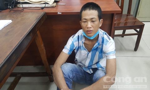 Thượng úy công an quật ngã tên trộm 'đá xế' ở Sài Gòn Trần Văn Tài tại cơ quan công an