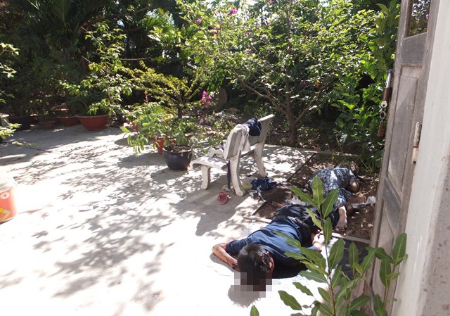 Vụ hai người chết trong biệt thự: Nạn nhân nợ nần do cá độ bóng đá Hiện trường nơi xảy ra vụ việc. Ảnh: Dân trí