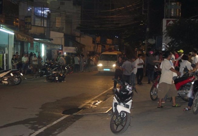 Người đàn ông bị truy sát 2 lần trong đêm Hiện trường nơi ông Chiêm Quốc Cường bị truy sát