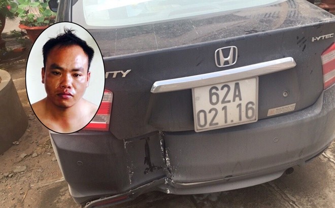 'Đạo chích' người Trung Quốc trộm ô tô của nhà báo Nghi phạm và chiếc xe bị trộm