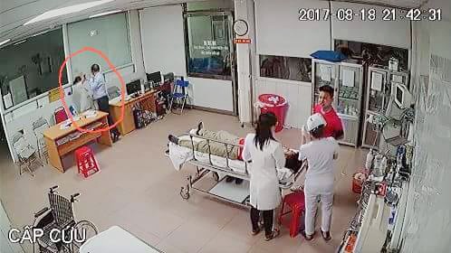 Đánh nữ bác sĩ, Giám đốc doanh nghiệp bị phạt gần 4 triệu Ông Nguyễn Đình Hoàng Thắng đánh bác sỹ Minh tại Phòng cấp cứu của bệnh viện