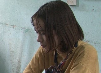 Mắc bẫy cô gái, nam thanh niên bị mất xe SH Đào Thị Hương. Ảnh: C.A.