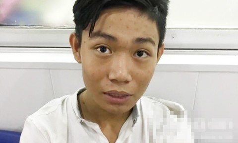 Nghi can 16 tuổi đâm chết bảo vệ quán ăn Đối tượng Nguyễn Minh Khải tại cơ quan công an