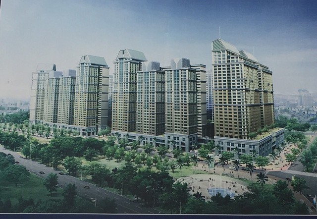 Dự án 79 triệu USD bị giả mạo hồ sơ: C45 tiếp tục lên tiếng Phối cảnh dự án Khu nhà ở cao tầng The Mark, quận 7, TPHCM