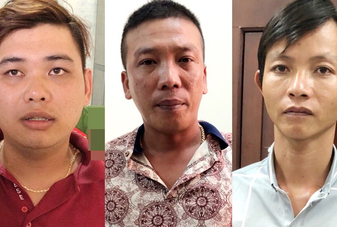 Thủ đoạn của 3 Nghi phạm Huy, Nguyên, Khanh tại cơ quan công an. Ảnh: C.A