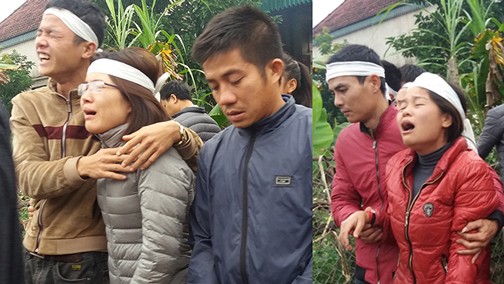Vụ nữ sinh bị sát hại trên đỉnh núi Pù Mát: Nước mắt người cha Đám tang đẫm nước mắt đưa tiễn nữ sinh Phạm Thị Hằng