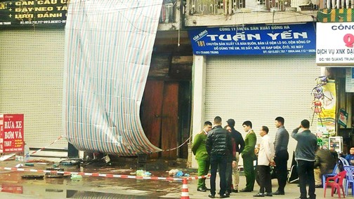 Người đàn ông chết cháy trong căn nhà khóa kín Căn nhà số 182, đường Quang Trung, phường Phạm Hồng Thái, quận Hồng Bàng, TP. Hải Phòng, nơi xảy ra sự việc