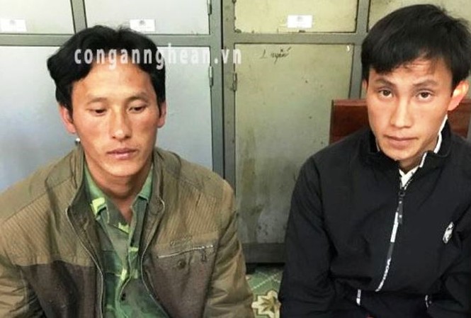 Cha và 2 con chống cảnh sát, giải cứu mẹ bị bắt truy nã Hai anh em Già Bá Xồng và Già Bá Khù. Ảnh: Công an Nghệ An