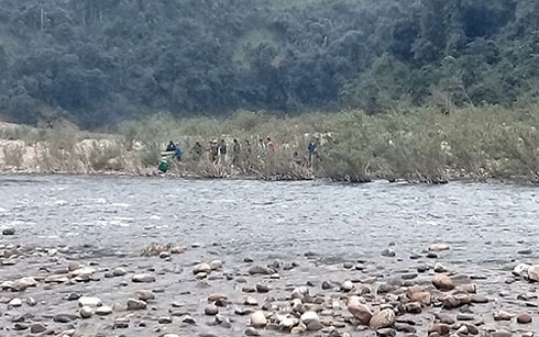 Tìm thấy thi thể bé trai 3 tuổi sau nhiều ngày mất tích Hiện trường nơi tìm thấy thi thể bé trai 3 tuổi