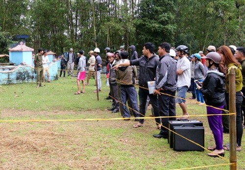 Kẻ chém 2 người thương vong bị bắt trên đường trốn sang Lào Hiện trường vụ án mạng