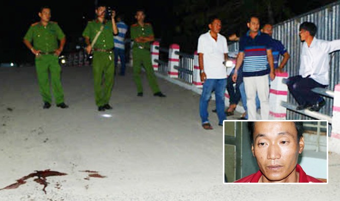 Mâu thuẫn trên bàn nhậu, người đàn ông đâm chết bạn Hiện trường vụ án
và đối tượng Vũ