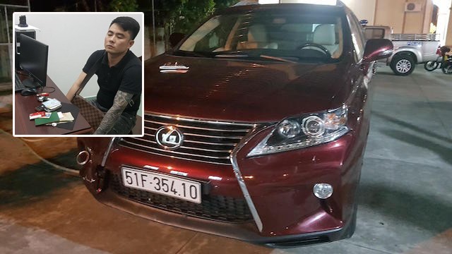 Chồng vào khách sạn 'lái nhầm' Lexus của vợ cũ Sơn cùng chiếc ôtô Lexus RX350