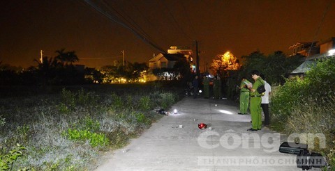 Truy nóng tên giết tài xế xe ôm dã man để cướp tài sản Cơ quan Công an khám nghiệm hiện trường