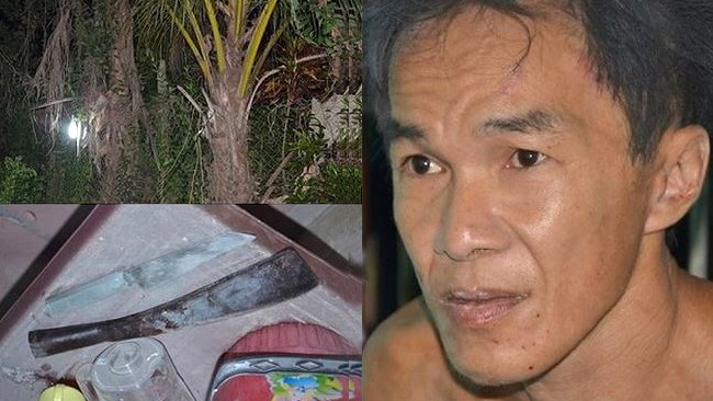 Mới nhất vụ chặt đầu hàng xóm chấn động Đồng Tháp Nghi can Nguyễn Thanh Tâm cùng hung khí