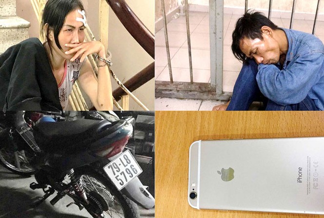Cảnh sát hình sự nổ 4 phát súng bắt cướp ở công viên Cảnh sát nổ súng, truy đuổi hai tên cướp như phim hành động.