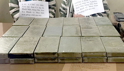 Bị truy bắt, kẻ vận chuyển 36 bánh heroin lao đầu vào cột mốc tự tử Số heroin cơ quan điều tra thu giữ