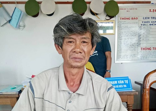 Gia chủ đánh chết bạn nhậu vì ghen Ông Nguyễn Trung Hưng tại cơ quan điều tra