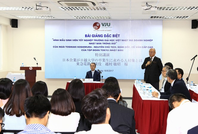 Hàng trăm học bổng thạc sĩ cho học viên Việt Nam Một buổi giảng bài đặc biệt tại ĐH Việt Nhật