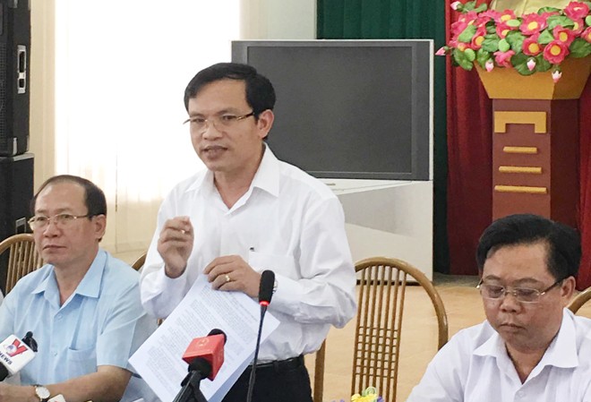 Làm rõ gian lận điểm ở Sơn La: Trông chờ vào Bộ Công an Mai Văn Trinh, Cục trưởng Cục quản lý chất lượng, Bộ GD&Đt thông tin trong buổi gặp gỡ báo chí trưa 23/7.