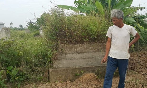 Tin mới nhất vụ hài cốt chôn trộm ở Thái Bình Một trong các địa điểm chôn trộm hài cốt tại Thái Bình