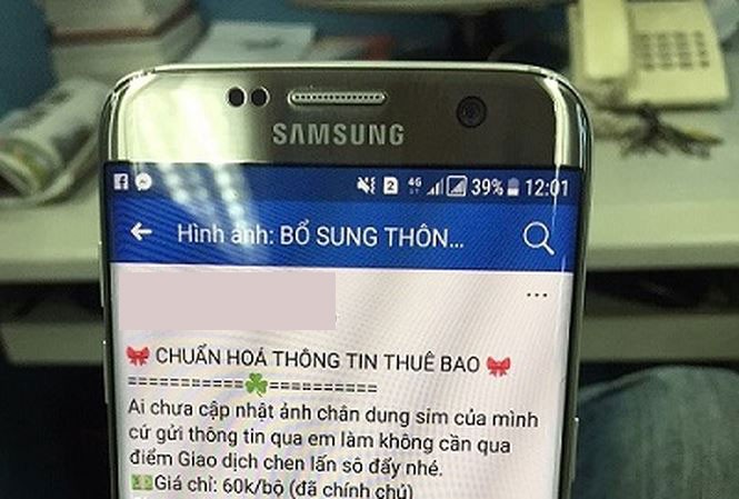 Xưng nhân viên nhà mạng, trục lợi từ bổ sung thông tin thuê bao Xưng nhân viên nhà mạng, trục lợi từ bổ sung thông tin thuê bao