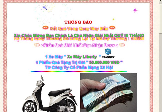 Nhiều website giả mạo thu thập tài khoản ngân hàng người truy cập Nhiều website giả mạo thu thập tài khoản ngân hàng người truy cập