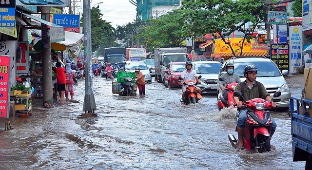 Nguy cơ ngập úng diện rộng do ảnh hưởng cơn bão số 9 Nguy cơ ngập úng diện rộng do ảnh hưởng cơn bão số 9