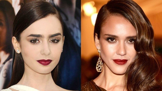 Sao Hollywood cuốn hút với son môi đỏ rượu Những người đẹp mặn nồng với son môi