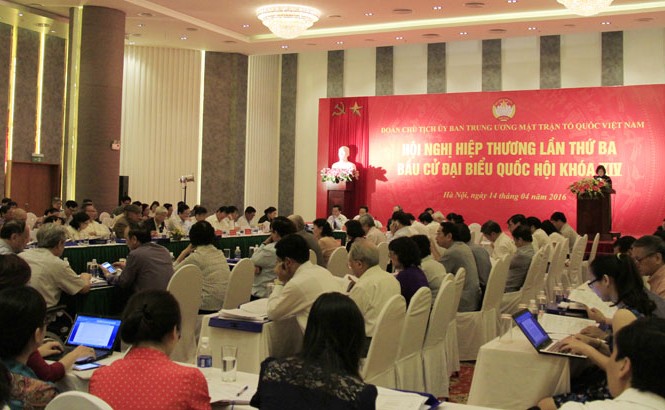Năm người ứng cử ĐBQH ở T.Ư bị khiếu nại, tố cáo Hội nghị Hiệp thương lần thứ 3 bầu cử đại biểu quốc hội.