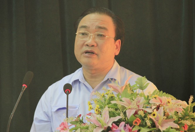 Ông Hoàng Trung Hải: Không để quốc gia nào lấn chiếm một tấc đất Ông Hoàng Trung Hải. Ảnh: Trường Phong