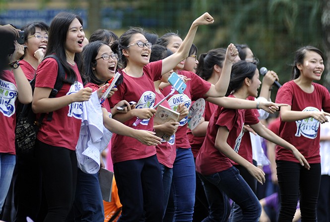 Khoảnh khắc nhất quỷ nhì ma của học trò Yên Hòa Khoảnh khắc nhất quỷ nhì ma của học trò Yên Hòa